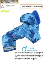Утепленный, зимний комбинезон ForMyDogs для собак мальчиков