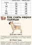 Попона утепленная с молнией на спине для собак "Динозаврики"