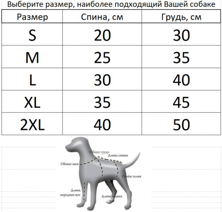 Комбинезон для собак "Груша"