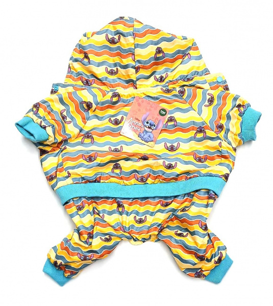 Комбинезон-дождевик демисезонный Disney Stitch Tropics