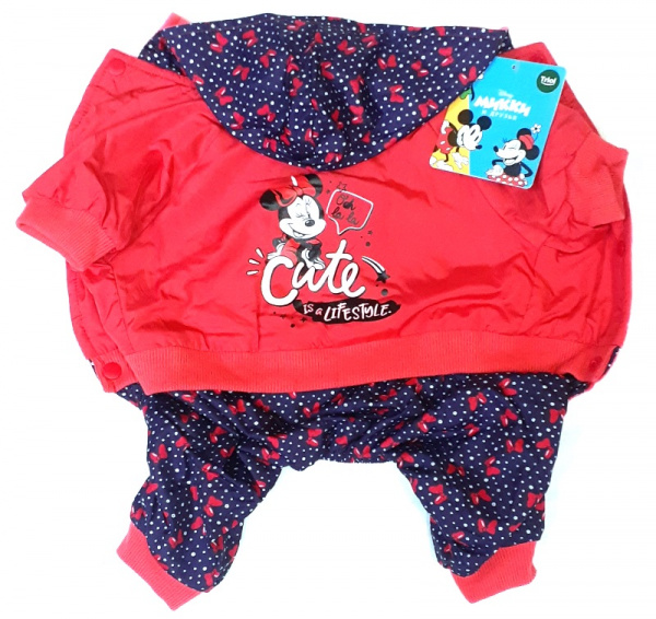 Комбинезон-дождевик демисезонный Disney Minnie Cute девочка
