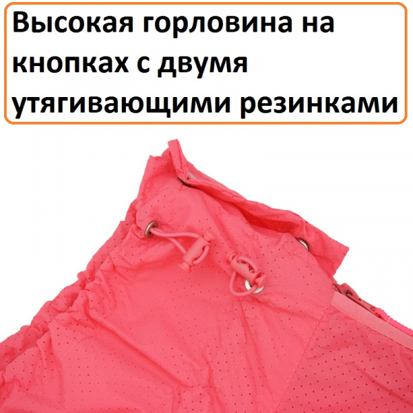 Одежда для собак FORMYDOGS. Пыльник для девочки из гладкого перфорированного полиэстера высокого качества